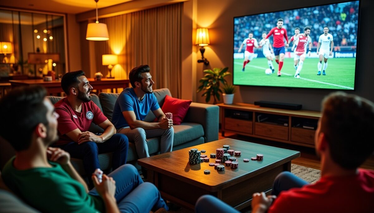 Organisez une soirée sportive à domicile : combinez votre passion pour le sport avec l&rsquo;ambiance électrisante du casino Spinanga