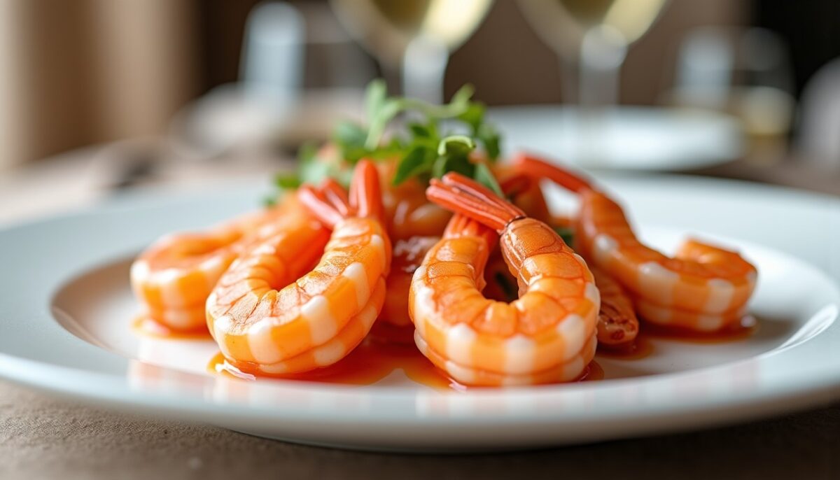 Quelle portion de crevettes compter par convive à chaque repas ?