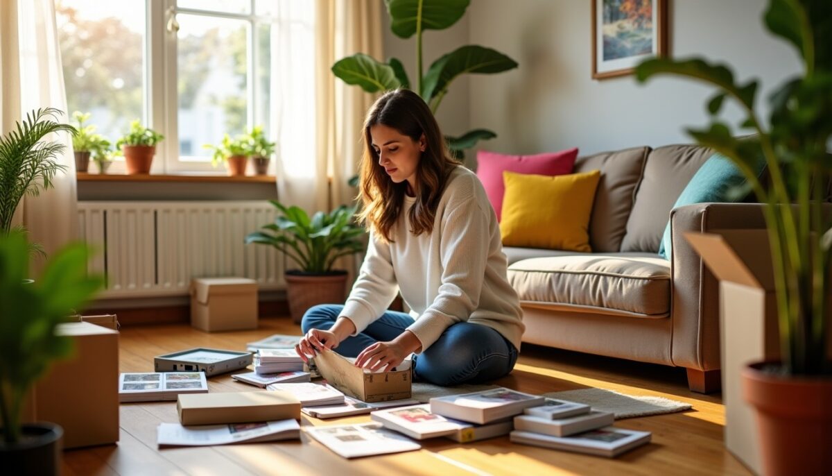 Aménager son nouvel espace : organiser ses objets avant de faire les cartons